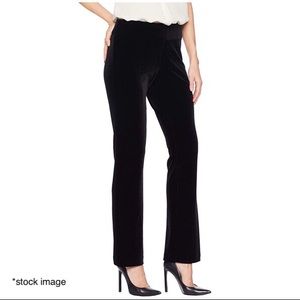 KRAZY LARRY Black Velvet Pull-On Pants